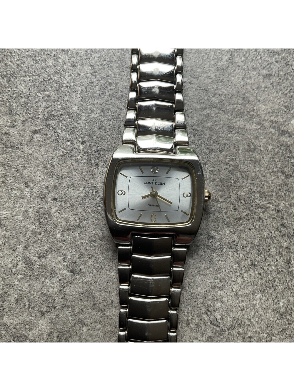 Beautiful Anne Klein Diamond Accent Womens Watch Silver Tone Case And Band Bin C